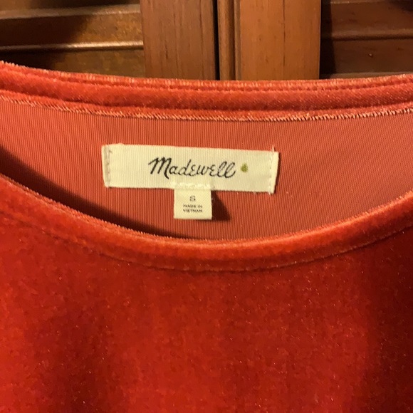 Madewell velvet top - Picture 2 of 3